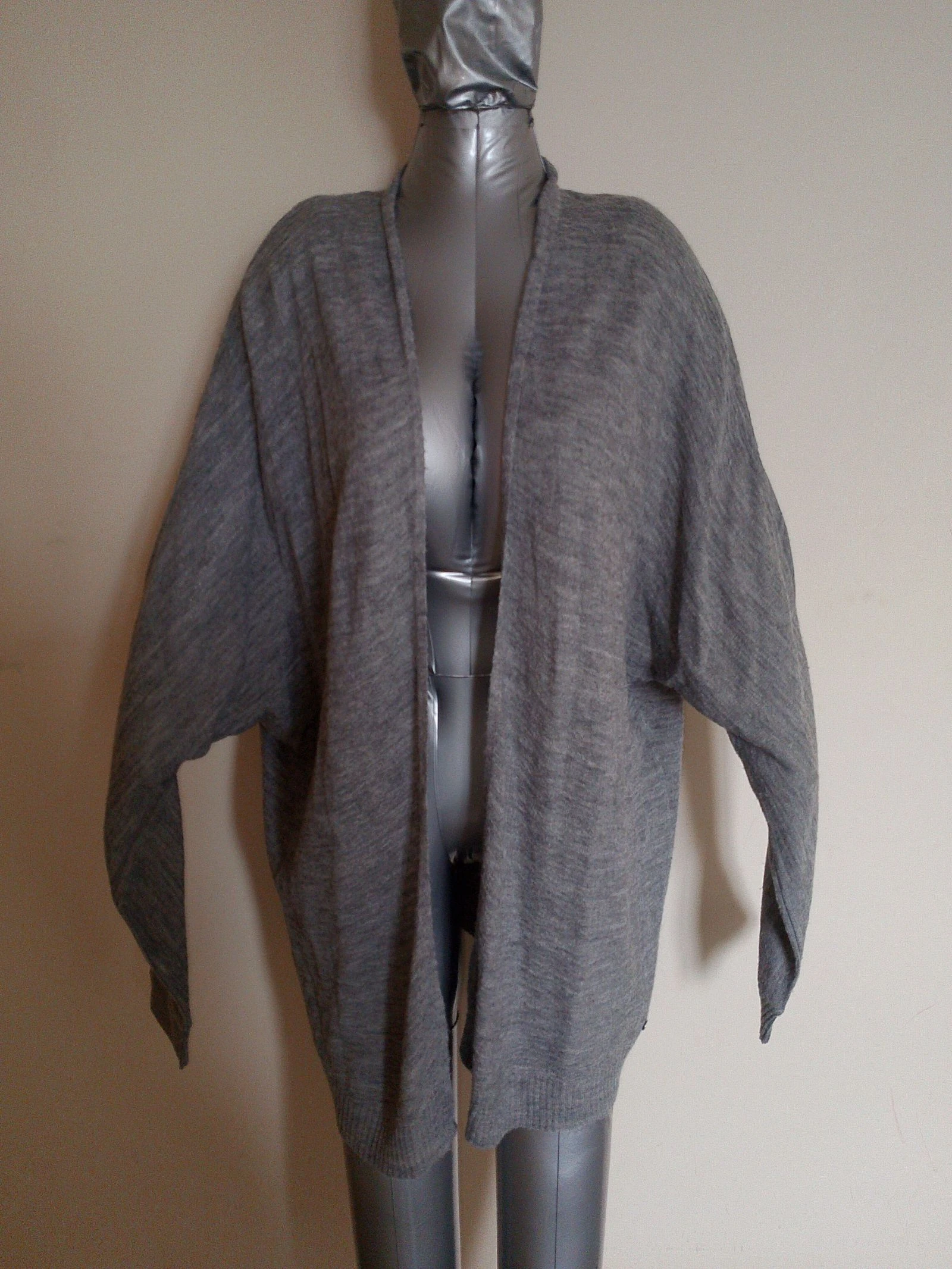 Grijze Geruite Kimono Vest - Bonobo Jeans – photo 2